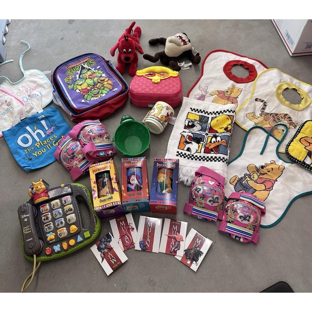 Y2K BUNDLE! Baby, Toddler, Kids. Y2K Characters! Pooh,‎ TMNT, Clifford, Looney